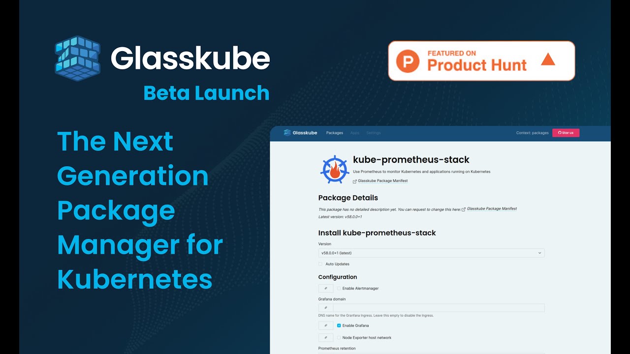 Glasskube demo video