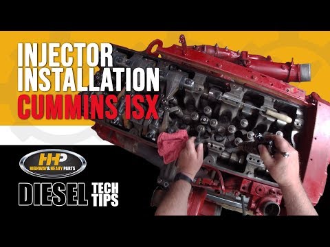 How To Install A Cummins ISX Fuel Injector
