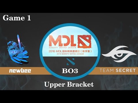 Secret vs Newbee Highlights Game 1, MDL 2016 Group A