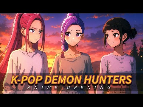 K-POP DEMON HUNTERS ANIME OPENING | Golden Harmony - Hairless cat tunes