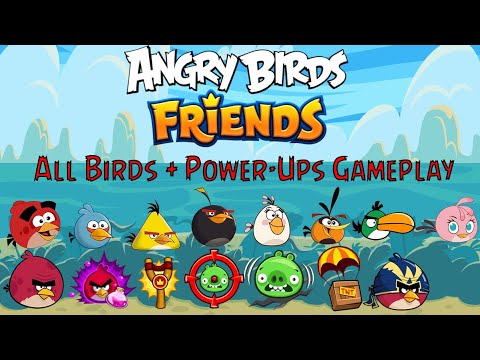 Angry Birds Friends - All Birds + Power-Ups Gameplay