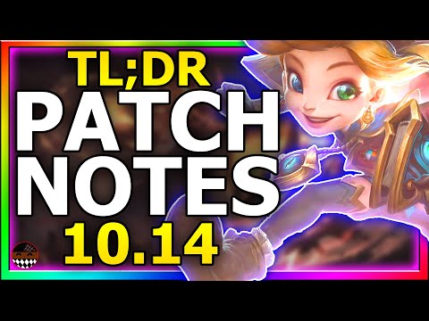 TLDR Patch Notes 10.14 League Of Legends! The SKY Is FALLING