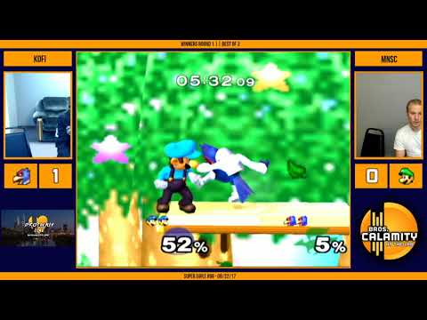 S@LT #100  Kofi (Falco) vs MSNC (Luigi) - Winners Round 1 - SSBM Singles