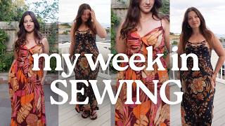 Sewing designer dupes! A week in my sewing room ✨ DIY summer wardrobe & pattern hacking tutorial 🤩