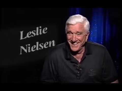 leslie nielsen farting in an interview, what a legend he is and a great comedian.