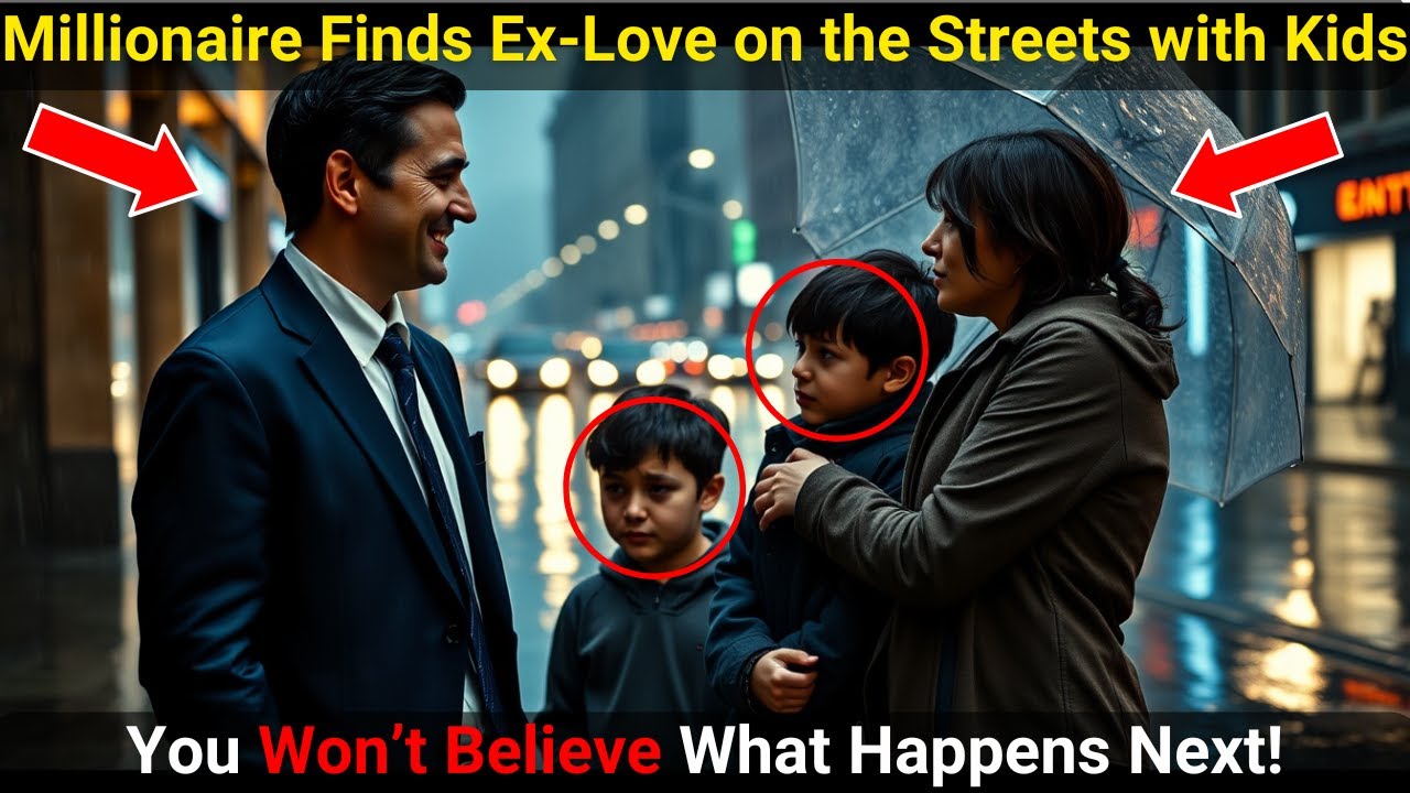 Millionaire Finds Ex-Love on the Streets with Kids – You Won’t Believe What Happens Next!