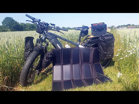 UNTERWEGS mit SOLAR E-bike AUFLADEN | ALLPOWERS S700W Solargenerator | Himiway Zebra, Cruiser