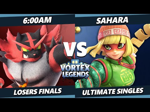 VL 38 Losers Finals - 6:00am (Incineroar, Sonic) Vs. Sahara (Min Min) SSBU Ultimate Tournament