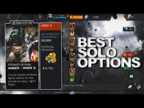 Eternity Of Pain: Anger - Week 5 All Bosses - Best Solo Options! - Marvel Contest Of Champions
