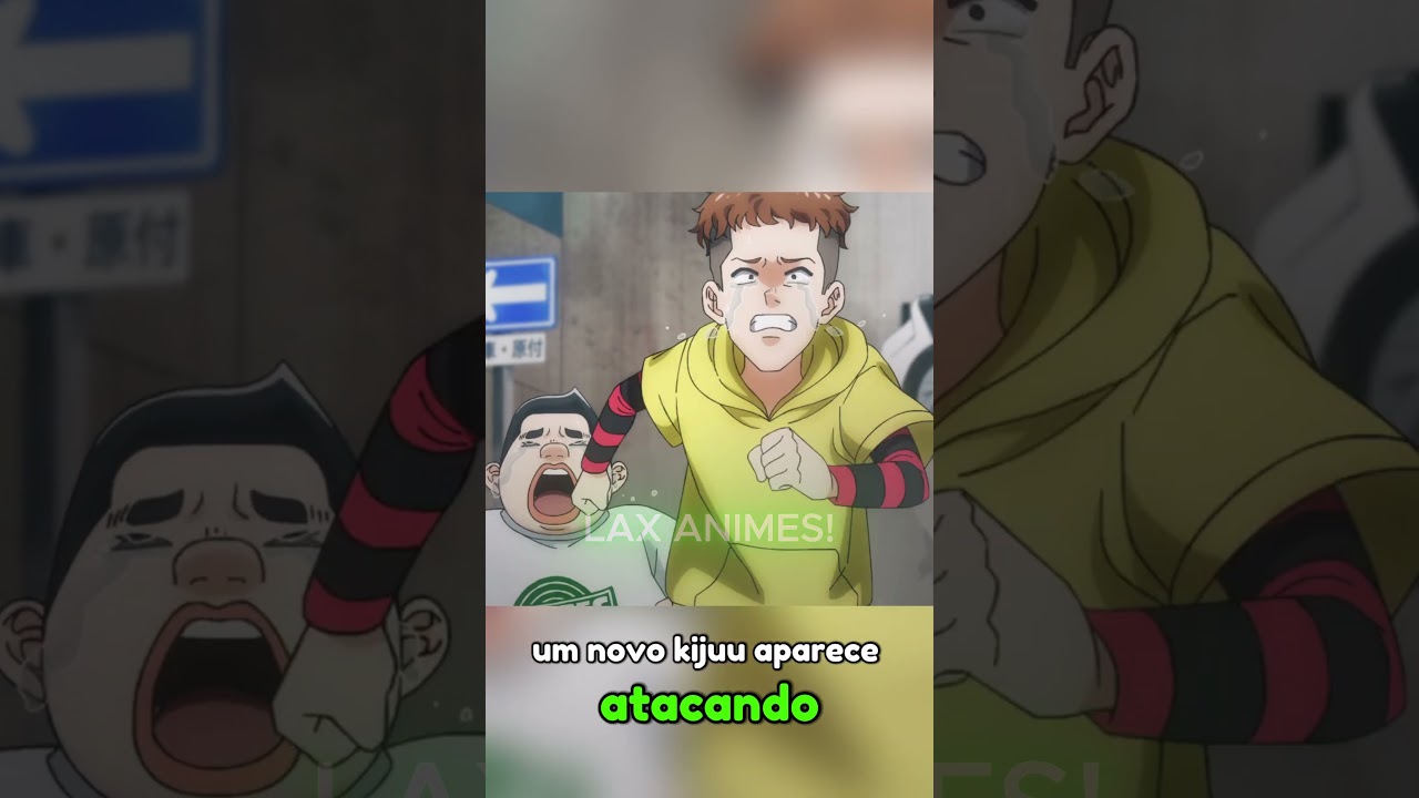 Yuki está prestes a ser devorado por um kijuu quando do nada surge um galo de briga super poderoso.