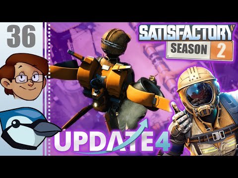 Let's Play Satisfactory Multiplayer Season 2 Part 36 - Zipline Exploration
