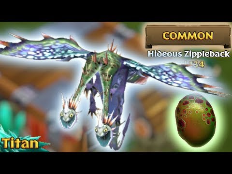 Hideous Zippleback Max Level 134 Titan Mode | Dragons: Rise of Berk