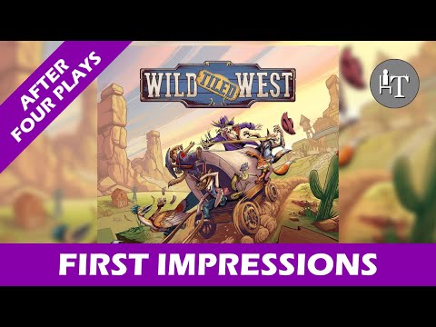 First Impressions of Wild Tiled West - Solo Board Game