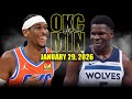 Oklahoma City Thunder Vs Minnesota Timberwolves Full Game Highlights January 29 2026 NBA Season