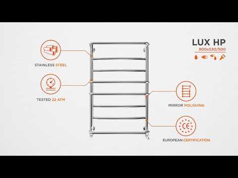 Водяна рушникосушарка Mario Люкс HP 1.3.0302.01.P (4820111351305, 800x530, хром/сатин/білий глянець/чорний матовий/золото/бронза)