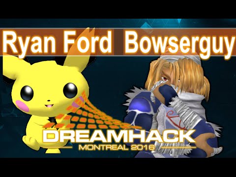 Ryan Ford (Pichu, Doc) vs Bowserguy (Sheik) - Pools - DreamHack Montreal