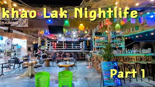 Exploring Khao Lak Nightlife: Night Market area, Shopping, Bars & Family Fun. Pa