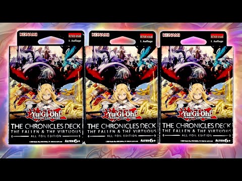 A GOOD Yu-Gi-Oh! deck for only €50 | 3x The Chronicles Deck: The Fallen & The Virtous Deck Profiles