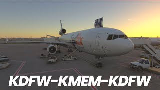 (LIVE) Real World FedEx Ops | TFDI MD11| KDFW-KMEM-KDFW| MSFS 2024