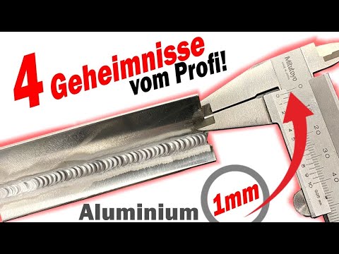 So schweißt du EXTREM dünne 1mm Aluminium Bleche!
