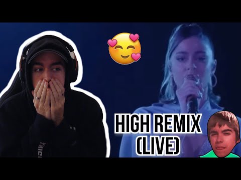 REACCIÓN A | MARIA BECERRA, TINI - HIGH REMIX (LIVE)