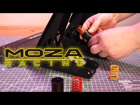 MOZA RACING SR-P Accessory Kit [REVIEW] Load cell Spring/Damper Brake tuning kit!