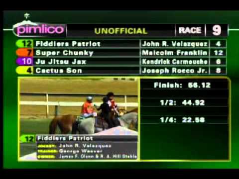 Pimlico 051812 Race 9 Jim McKay Turf Sprint