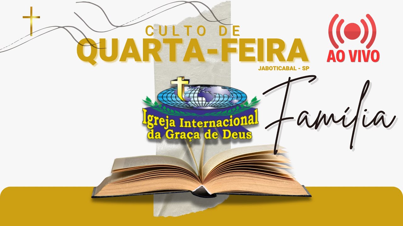 CULTO da Família Jaboticabal 09/10/2024 AO VIVO IIGD #iigd #cultoaovivo