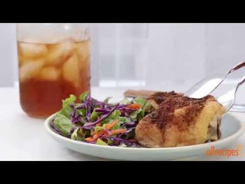 How to Make Crispy Baked Chicken Thighs | Chicken Recipes | Allrecipes.com