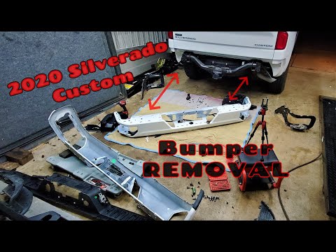 2020 Silverado Custom bumper removal