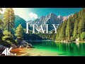FLYING OVER ITALY (4K UHD) - Relaxing Music Along With Beautiful Nature Videos - 4K Video HD