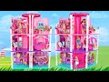 Expandable Dream House for Barbies - 2 Elevators in Doll house Unboxing & Assembly Maison Casa