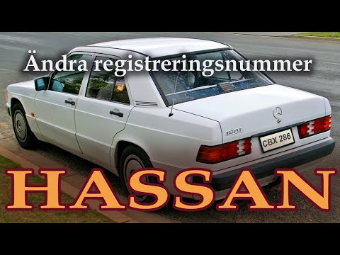 Hassan Telefon-Busringning - Ändra registreringsnummer