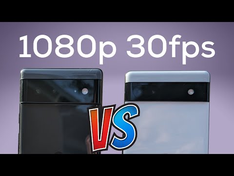 Pixel 6a vs Pixel 6 Camera Comparison 1080p 30fps