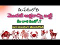 Rashi By Name First Letter Rashi Ela Telusukovali How To Know Zodiac Sign
