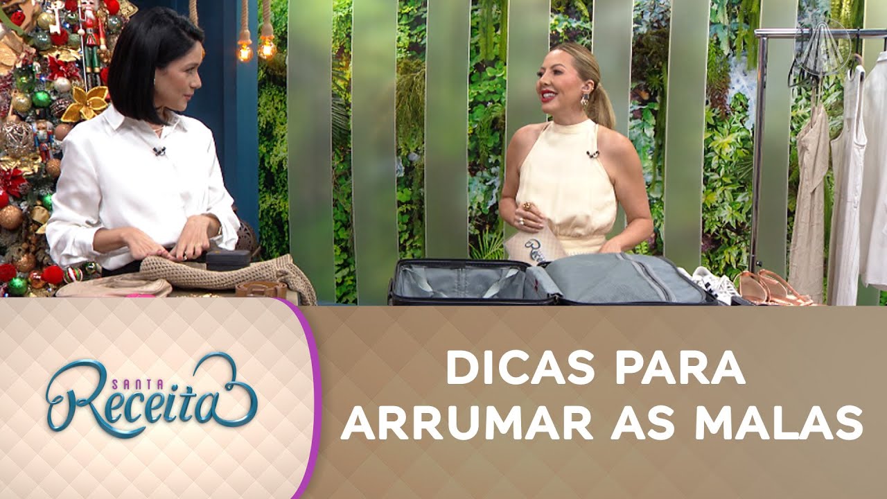 Mala cheia para viajar? Aprenda a organizar a sua para caber o necessário!