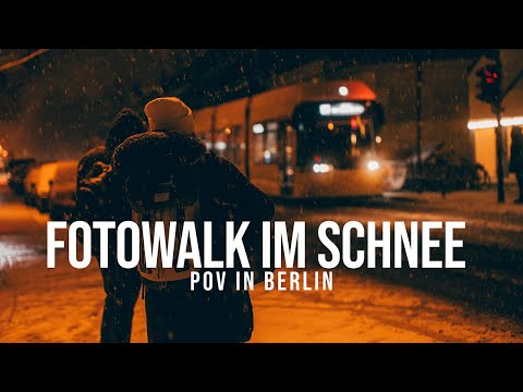 Winter in Berlin - Abendlicher Fotowalk  POV