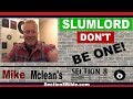 Section 8 Landlord Tips - Slumlords