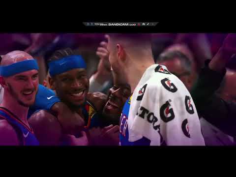 NBA Basketball on NBC Sports intro OKC at LA Clippers
