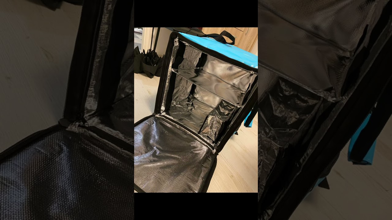 WOLT GEAR ARRIVED! What do you get as starting gear to deliver? #unboxing #fyp #youtubeshorts #wolt