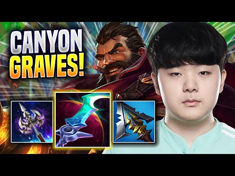 CANYON IS SO GOOD WITH GRAVES! - DK Canyon Plays Graves JUNGLE vs Taliyah! | Season 2023
