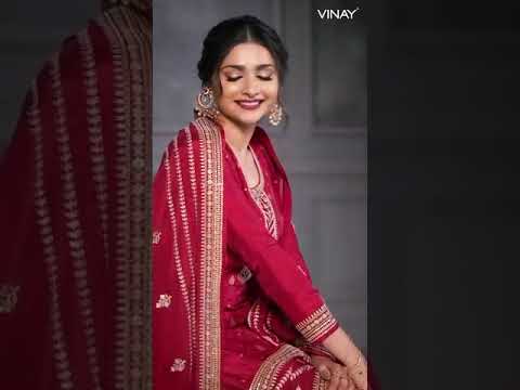 Vinay Kaseesh - Soha-2 Dola Jacquard Wholesale Designer Suit Catalog – product video thumbnail