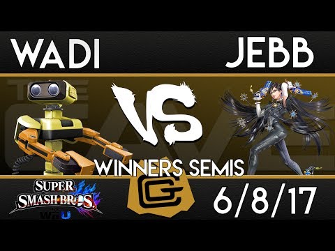 TCG Sm4sh - WaDi (R.O.B) vs Jebb (Bayonetta) - Winners Semis - Smash 4 - 6/08/17