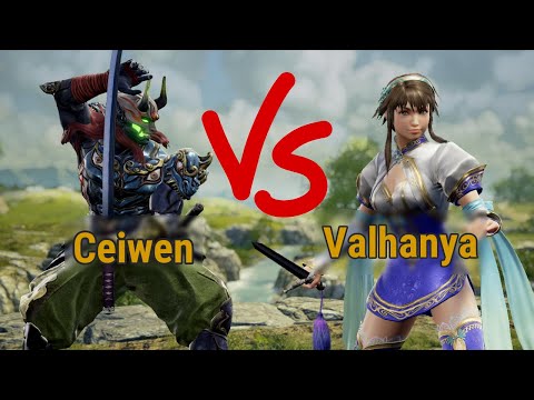 Ceiwen (Yoshimitsu) VS Valhanya (Xianghua) #Ceiwen #Valhanya