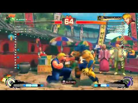 T SRAI (Blanka) Vs Playerjun52 (Ken) SSF4 AE 2012 Match Video 1080p HD Super Street Fighter 43029