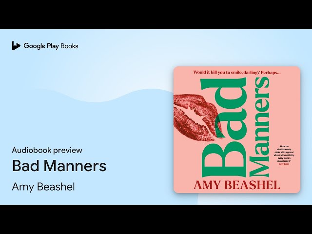 Vídeo relacionado con Bad Manners: Empowering, avenging and addictive – the most compelling novel you’ll read in 2026 (English Edition)