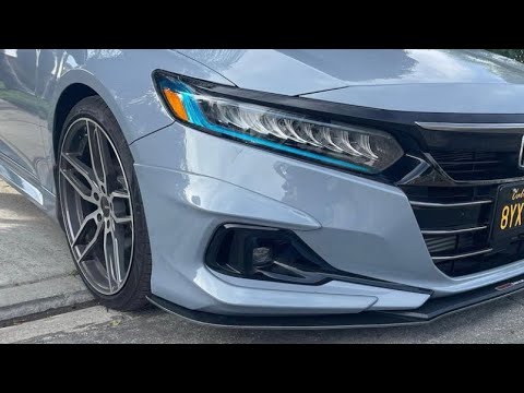 Part#2 2021-2022 honda accord front underbody spoiler install #10thgenaccord