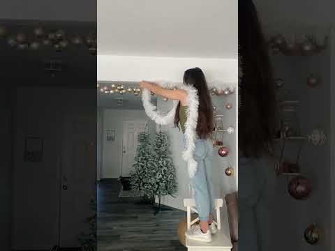 Decorando a viga com bolas