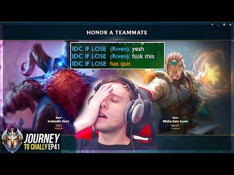 THE SAD STATE OF SOLO QUEUE CONTINUES!!!!! Journey To Challenger | LoL