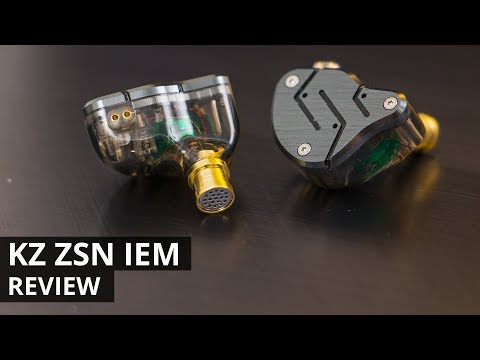 KZ ZSN Hybrid IEM - 1 BA and 1 Dynamic Driver IEM REVIEW